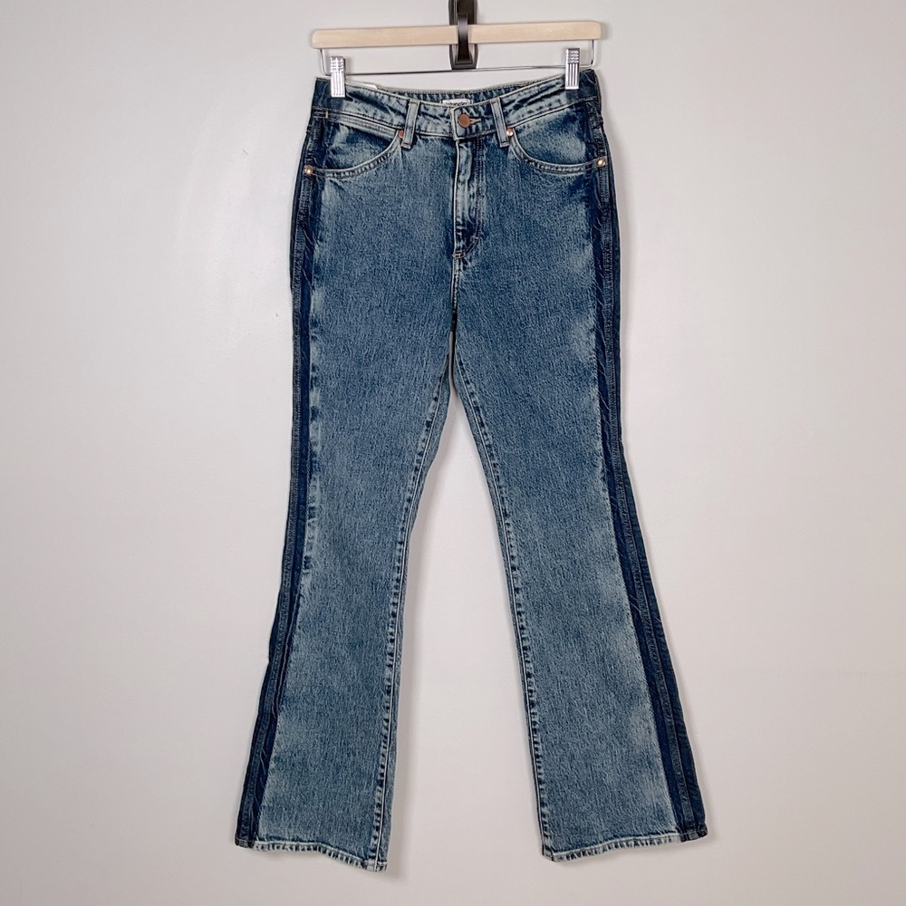 WRANGLER Women's Block High Rise Westward Bootcut Jeans Size 26 | 32" Inseam NWT - Picture 2 of 9